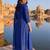 women ethnic motifs embroidered empire thread work kurta with trousers & with dupatta