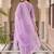 women regular thread work kurta with trousers & with dupatta