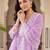 women regular thread work kurta with trousers & with dupatta