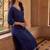 women regular thread work kurta with trousers