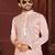 Peach premium viscose silk original mirror work kurta pajama