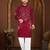 Magenta premium viscose silk original mirror work kurta pajama