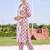 women floral printed regular cotton kurta with trousers