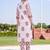 women floral printed regular cotton kurta with trousers