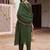 women ethnic motifs embroidered regular kurta with trousers & with dupatta