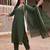 women ethnic motifs embroidered regular kurta with trousers & with dupatta