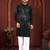 Black premium viscose silk original mirror work kurta pajama
