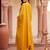 women ethnic motifs embroidered regular sequinned kurta with trousers & with dupatta