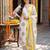 women ethnic motifs printed regular cotton kurta with trousers & with dupatta