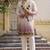 Lavender cotton diamond work kurta pajama