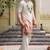 Peach cotton diamond work kurta pajama