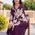 women floral printed regular kurta with patiala