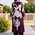 women floral printed regular kurta with patiala