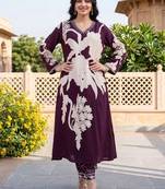 women floral printed regular kurta with patiala