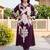 women floral printed regular kurta with patiala
