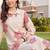 women printed regular cotton kurta with trousers