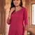 women regular thread work kurta with trousers