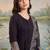 women ethnic motifs embroidered empire thread work kurta with trousers & with dupatta