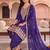 women ethnic motifs embroidered regular thread work kurta with patiala & with dupatta