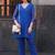women leheriya dyed regular thread work kurti with trousers