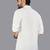 Off white linen hand woven kurta