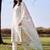women floral embroidered regular thread work kurta with trousers & with dupatta