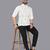 Off white linen hand woven kurta