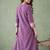 women ethnic motifs embroidered regular thread work kurta with trousers