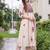 women ethnic motifs embroidered empire thread work kurta with trousers & with dupatta