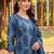 women ethnic motifs printed regular cotton kurta with patiala & with dupatta