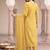women regular sequinned kurta with trousers & with dupatta