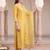 women regular sequinned kurta with trousers & with dupatta