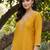 women ethnic motifs embroidered regular thread work kurta with trousers