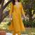 women ethnic motifs embroidered regular thread work kurta with trousers