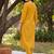 women ethnic motifs embroidered regular thread work kurta with trousers