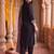 embroidered regular thread work kurta with trousers & with dupatta