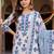 women floral printed regular cotton kurta with trousers & with dupatta