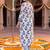 women floral printed regular cotton kurta with trousers & with dupatta