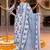 women floral printed regular cotton kurta with trousers & with dupatta