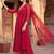 women ethnic motifs printed regular thread work kurta with trousers & with dupatta