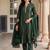 women regular gotta patti liva kurta with trousers & with dupatta