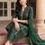 women regular gotta patti liva kurta with trousers & with dupatta