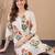 women floral printed regular cotton kurta with trousers