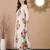 women floral printed regular cotton kurta with trousers