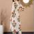 women floral printed regular cotton kurta with trousers