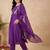 women ethnic motifs embroidered regular sequinned liva kurta with trousers & with dupatta