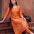 women ethnic motifs embroidered regular kurta with trousers