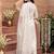 women floral embroidered empire thread work cotton kurta with trousers & with dupatta