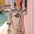 women printed regular kurta with palazzos