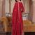 women ethnic motifs embroidered regular thread work kurta with palazzos & with dupatta